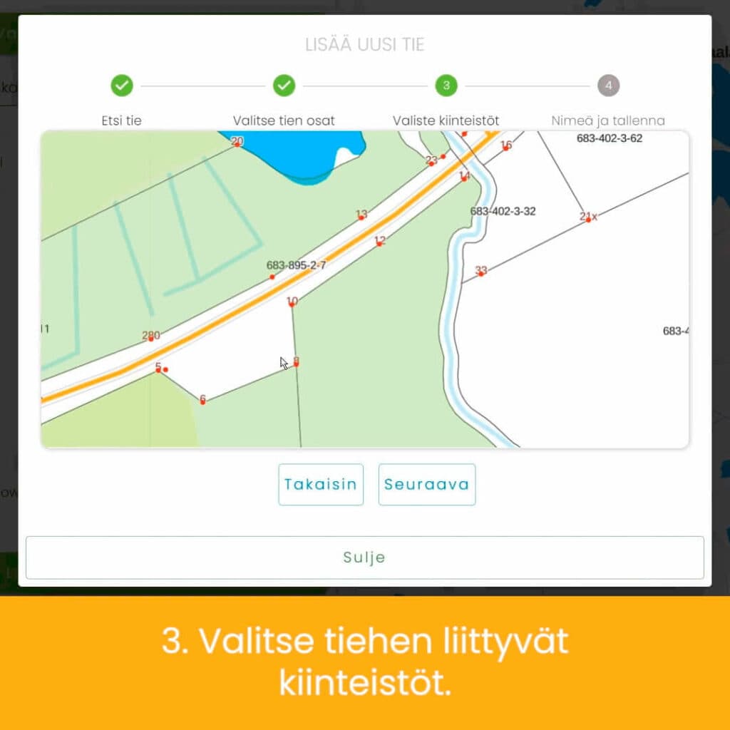Tievahti tien lisääminen Tievahti tien lisääminen